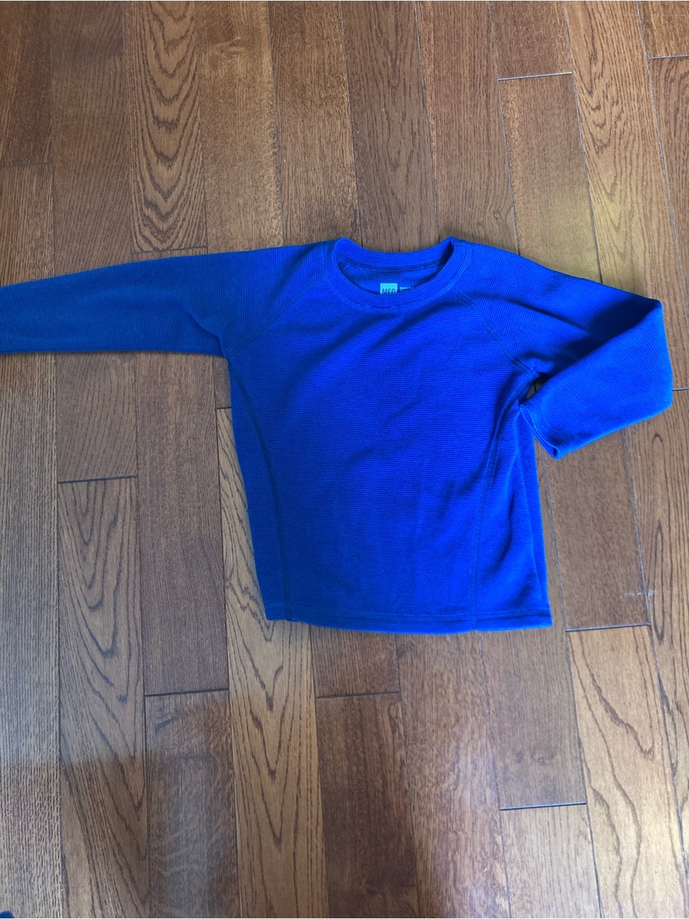 MEC Kids Cobalt Blue Fleece Long-Sleeve Base Layer - Size 5